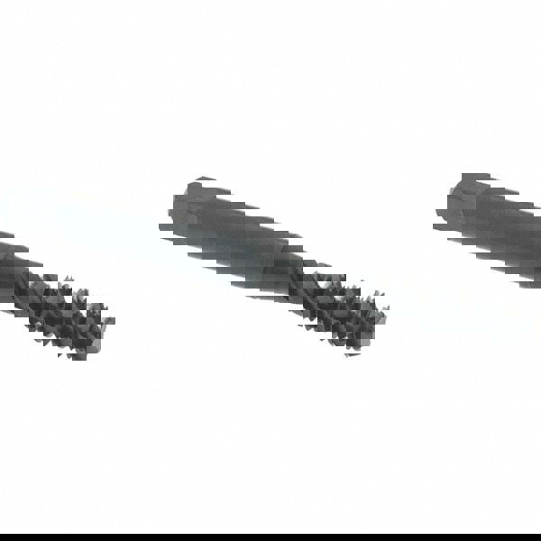 Spiral Flute Tap: M6x1, Metric Coarse, 3 Flute, Bottoming Chamfer, 6H Class of Fit, High-Speed Steel, Oxide Finish