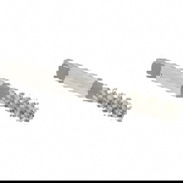 Spiral Flute Tap: M8x1.25, Metric Coarse, 3 Flute, Plug Chamfer, 6H Class of Fit, High-Speed Steel, Bright/Uncoated Finish