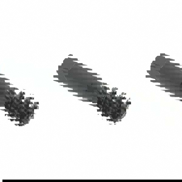 Spiral Flute Tap: M10x1.5, Metric Coarse, 3 Flute, Bottoming Chamfer, 6H Class of Fit, High-Speed Steel, Oxide Finish