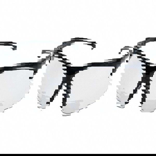 Magnifying Safety Glasses: +1.5, Clear Lenses, Scratch Resistant