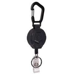Badge Holders; Material: Vinyl ; Horizontal/Vertical Holder: Vertical ; Overall Length: 6.25 ; Color: Black ; UNSPSC Code: 55121804