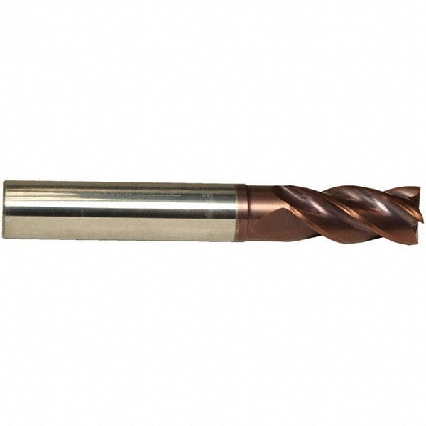 Square End Mill: 4 Flute, Solid Carbide