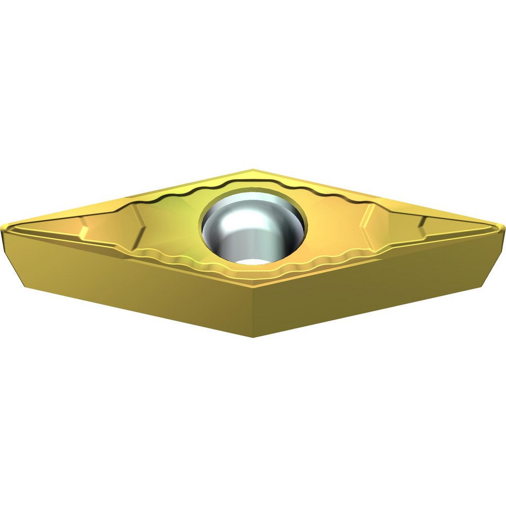 Turning Inserts; Relief Angle: 7 ; Insert Style: VCMT ; Corner Radius (Decimal Inch): 0.0157 ; Included Angle: 35.0 ; Manufacturer Grade: T2500Z ; Coating/Finish: AlN