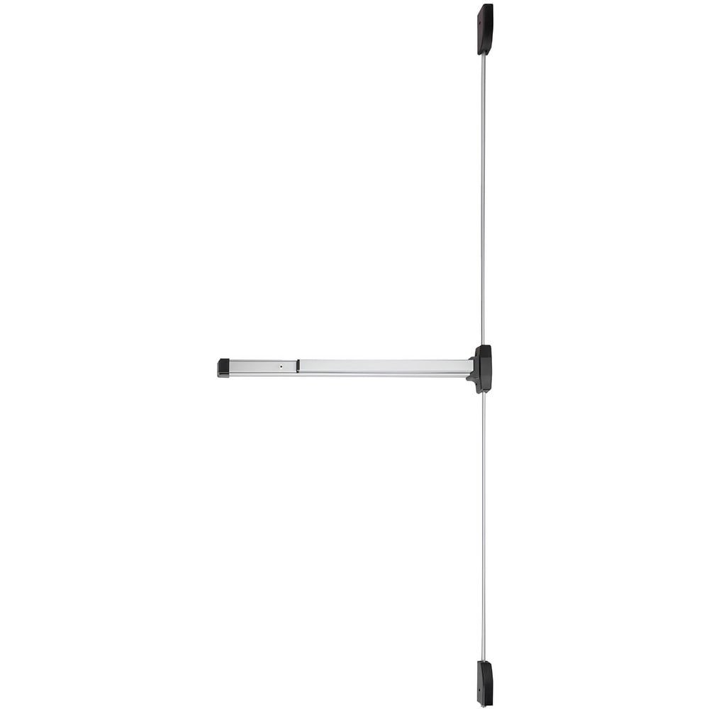 Vertical Bars; Type: Surface Vertical Rod ; Rating: Non Rated ; Hand: Right Hand Reverse ; Minimum Door Width: 2.5 (Inch); Maximum Door Width: 3.000 (Inch); Grade: 1