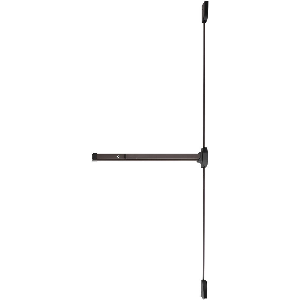 Vertical Bars; Type: Surface Vertical Rod ; Rating: Non Rated ; Hand: Right Hand Reverse ; Minimum Door Width: 2.5 (Inch); Maximum Door Width: 3.000 (Inch); Grade: 1