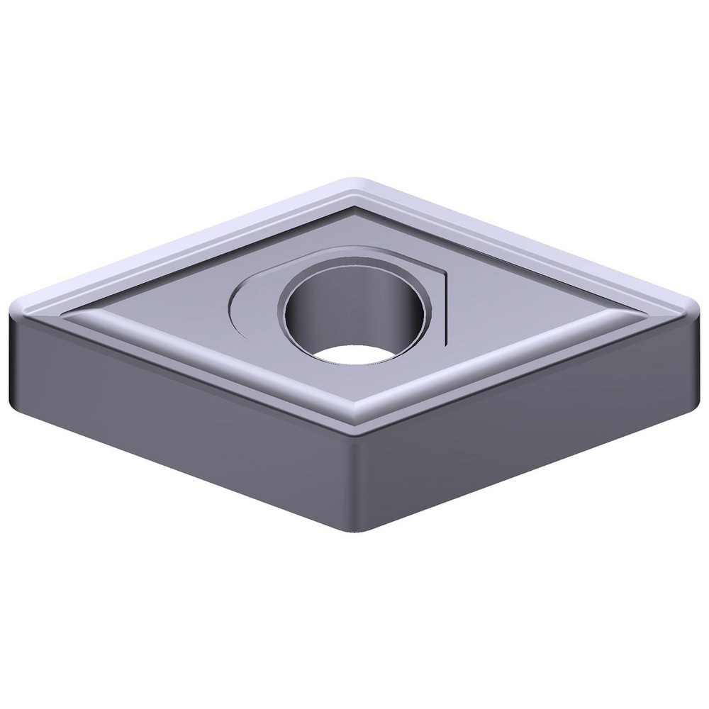 Turning Inserts; Relief Angle: 0 ; Insert Style: DNMG ; Corner Radius (Decimal Inch): 0.0157 ; Included Angle: 55.0 ; Manufacturer Grade: AC5005S ; Coating/Finish: Absotech