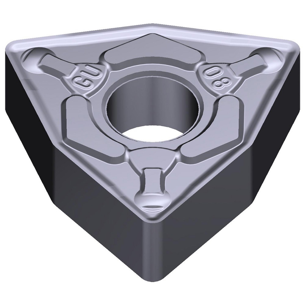 Turning Inserts; Relief Angle: 0 ; Insert Style: WNMG ; Corner Radius (Decimal Inch): 0.0472 ; Included Angle: 80.0 ; Manufacturer Grade: AC5005S ; Coating/Finish: Absotech