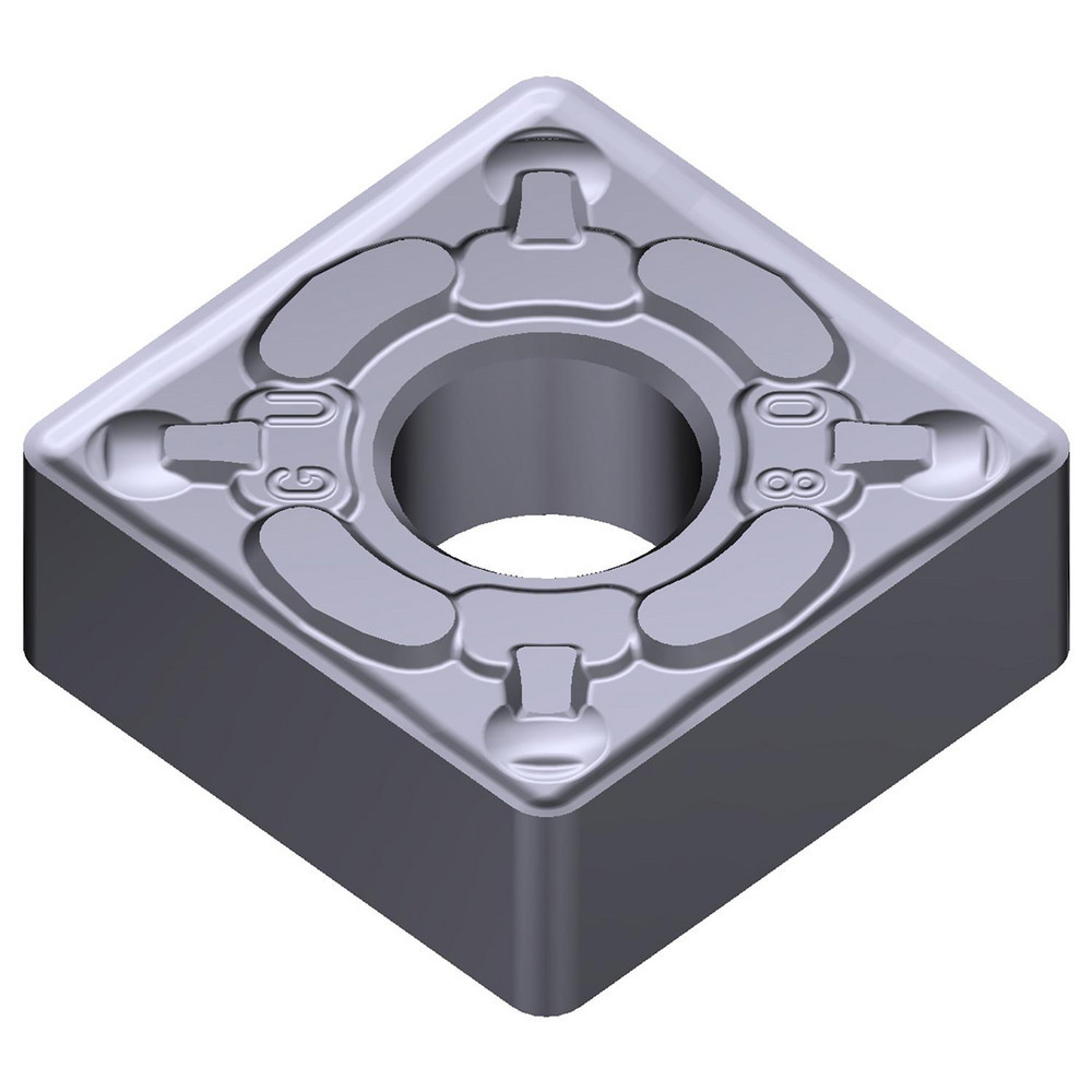 Turning Inserts; Relief Angle: 0 ; Insert Style: SNMG ; Corner Radius (Decimal Inch): 0.0157 ; Included Angle: 90.0 ; Manufacturer Grade: AC5005S ; Coating/Finish: Absotech