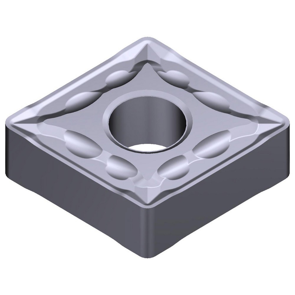 Turning Inserts; Relief Angle: 0 ; Insert Style: CNMG ; Corner Radius (Decimal Inch): 0.0630 ; Included Angle: 80.0 ; Manufacturer Grade: AC5005S ; Coating/Finish: Absotech