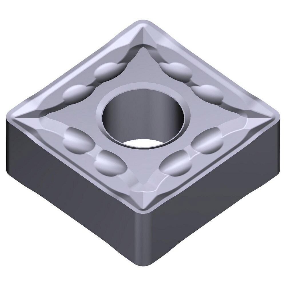 Turning Inserts; Relief Angle: 0 ; Insert Style: SNMG ; Corner Radius (Decimal Inch): 0.0630 ; Included Angle: 90.0 ; Manufacturer Grade: AC5005S ; Coating/Finish: Absotech