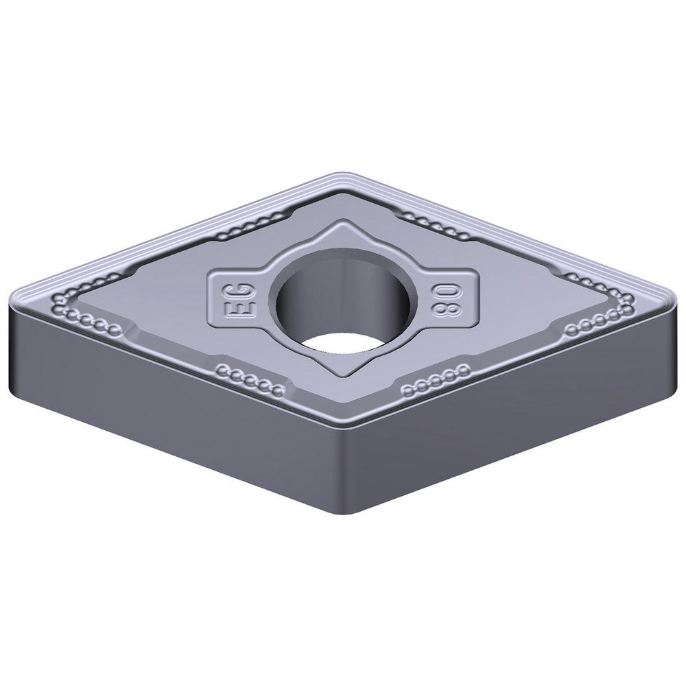 Turning Inserts; Relief Angle: 0 ; Insert Style: DNMG ; Corner Radius (Decimal Inch): 0.0315 ; Included Angle: 55.0 ; Manufacturer Grade: AC5005S ; Coating/Finish: Absotech