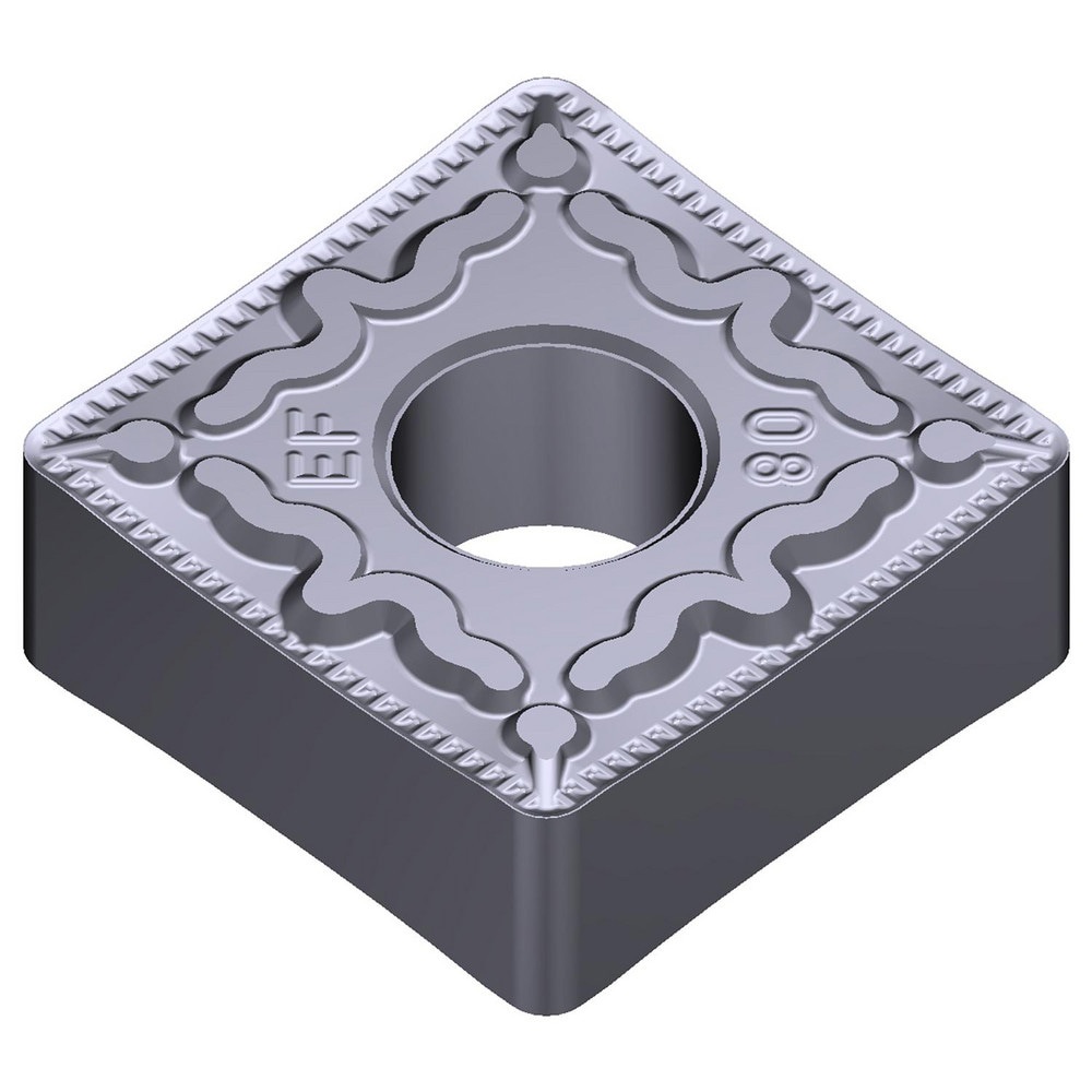 Turning Inserts; Relief Angle: 0 ; Insert Style: SNMG ; Corner Radius (Decimal Inch): 0.0157 ; Included Angle: 90.0 ; Manufacturer Grade: AC5005S ; Coating/Finish: Absotech