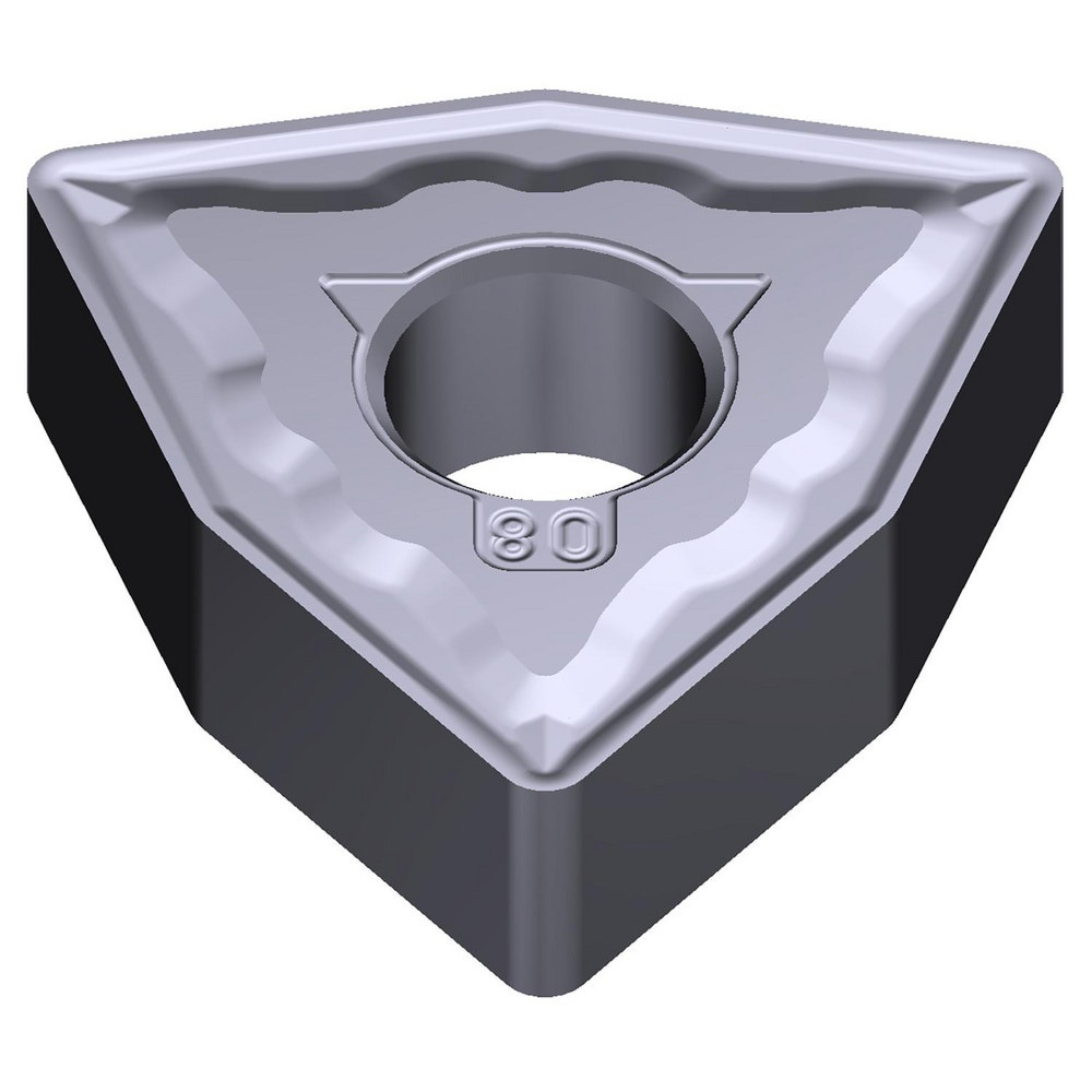 Turning Inserts; Relief Angle: 0 ; Insert Style: WNMG ; Corner Radius (Decimal Inch): 0.0472 ; Included Angle: 80.0 ; Manufacturer Grade: AC5005S ; Coating/Finish: Absotech