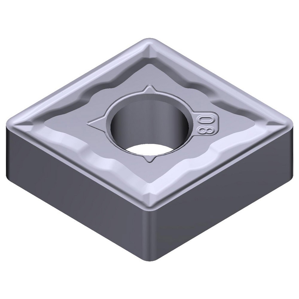 Turning Inserts; Relief Angle: 0 ; Insert Style: CNMG ; Corner Radius (Decimal Inch): 0.0945 ; Included Angle: 80.0 ; Manufacturer Grade: AC5005S ; Coating/Finish: Absotech