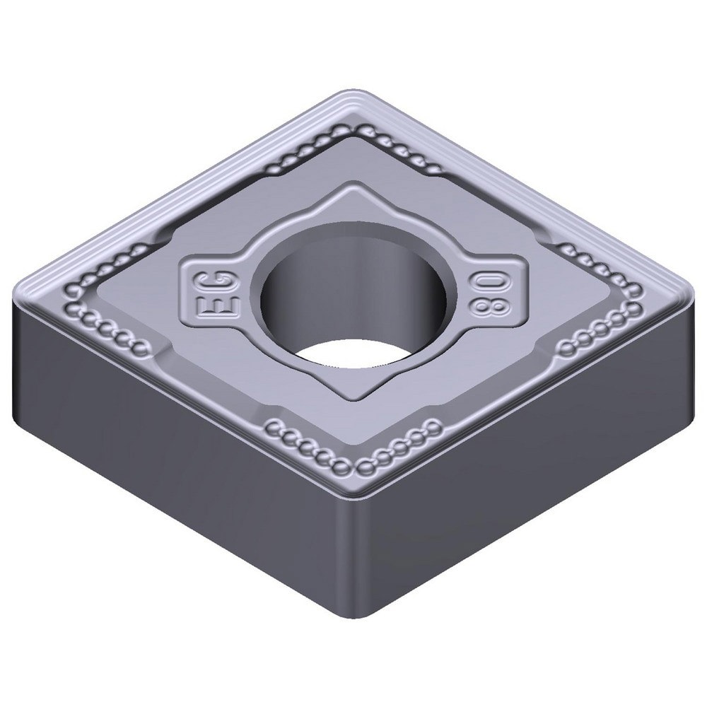 Turning Inserts; Relief Angle: 0 ; Insert Style: CNMG ; Corner Radius (Decimal Inch): 0.0315 ; Included Angle: 80.0 ; Manufacturer Grade: AC5005S ; Coating/Finish: Absotech