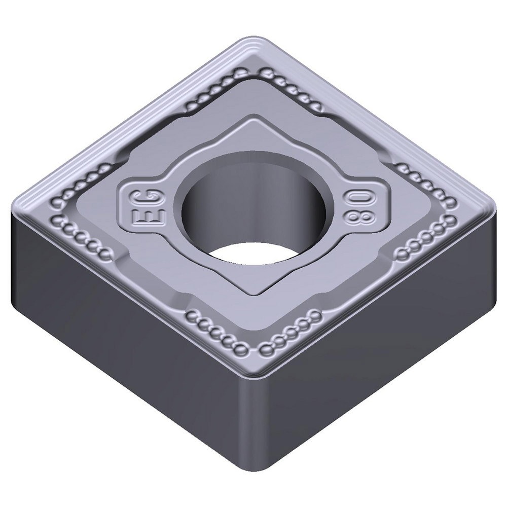 Turning Inserts; Relief Angle: 0 ; Insert Style: SNMG ; Corner Radius (Decimal Inch): 0.0315 ; Included Angle: 90.0 ; Manufacturer Grade: AC5005S ; Coating/Finish: Absotech