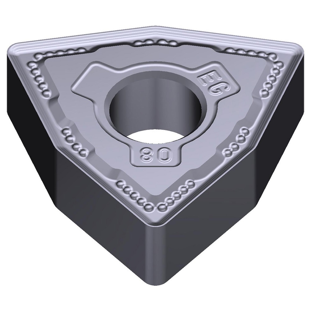 Turning Inserts; Relief Angle: 0 ; Insert Style: WNMG ; Corner Radius (Decimal Inch): 0.0315 ; Included Angle: 80.0 ; Manufacturer Grade: AC5005S ; Coating/Finish: Absotech