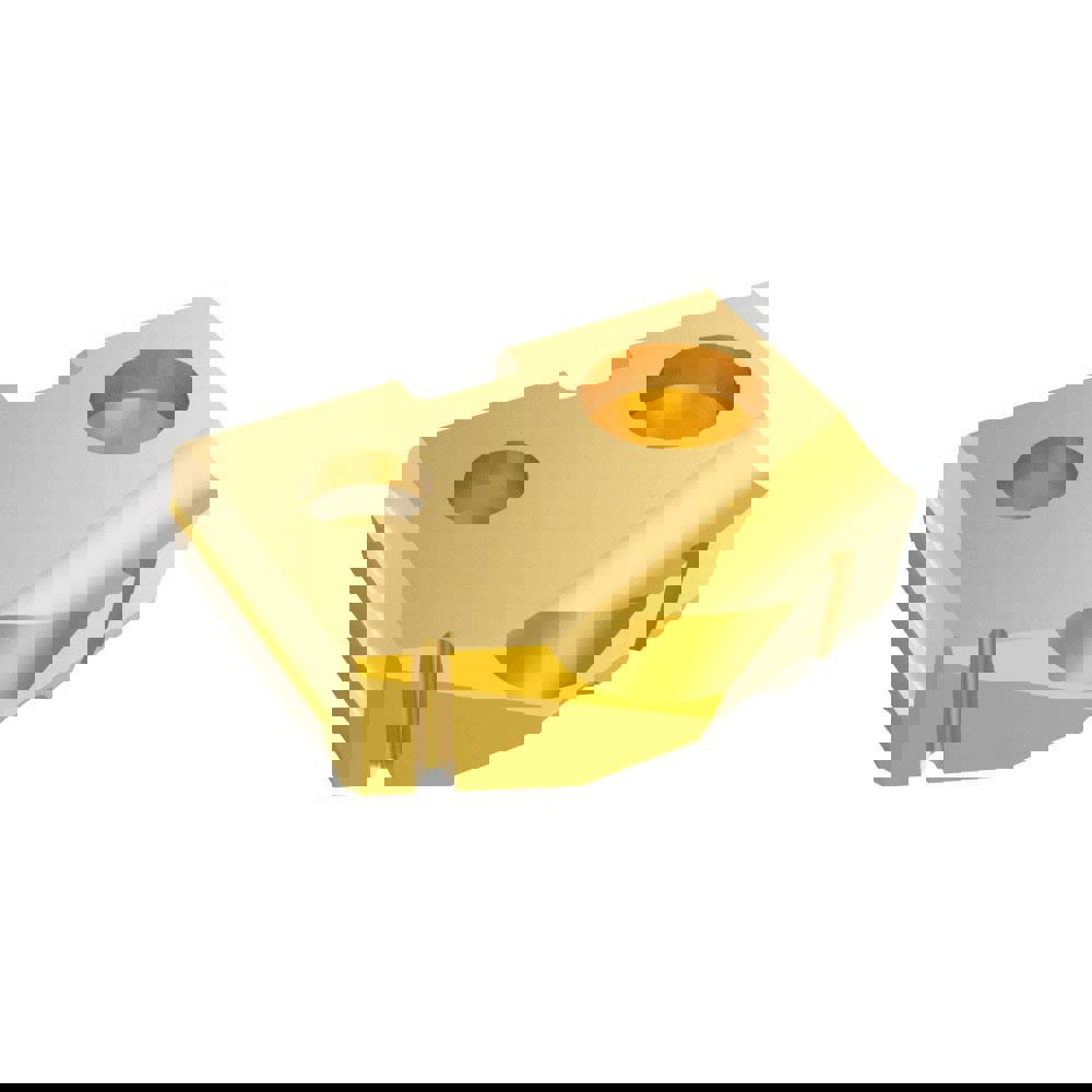Spade Drill Insert: 15.00 mm Dia, Seat Size 0, Carbide, 132 deg Point