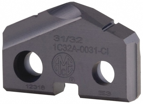 Spade Drill Insert: 26 mm Dia, Seat Size 2, Solid Carbide