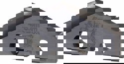 Spade Drill Insert: 45.50 mm Dia, Seat Size 3, Carbide, 132 deg Point