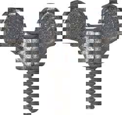 32510 Iron Thumb Screw: 1/4-20, 2