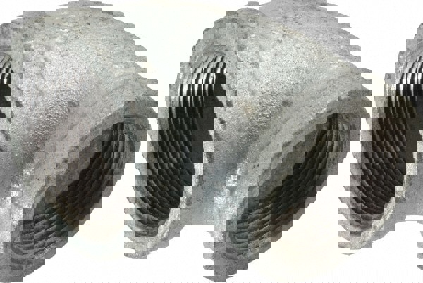 Malleable Iron Pipe Reducing Elbow: 1-1/2 x 1-1/4