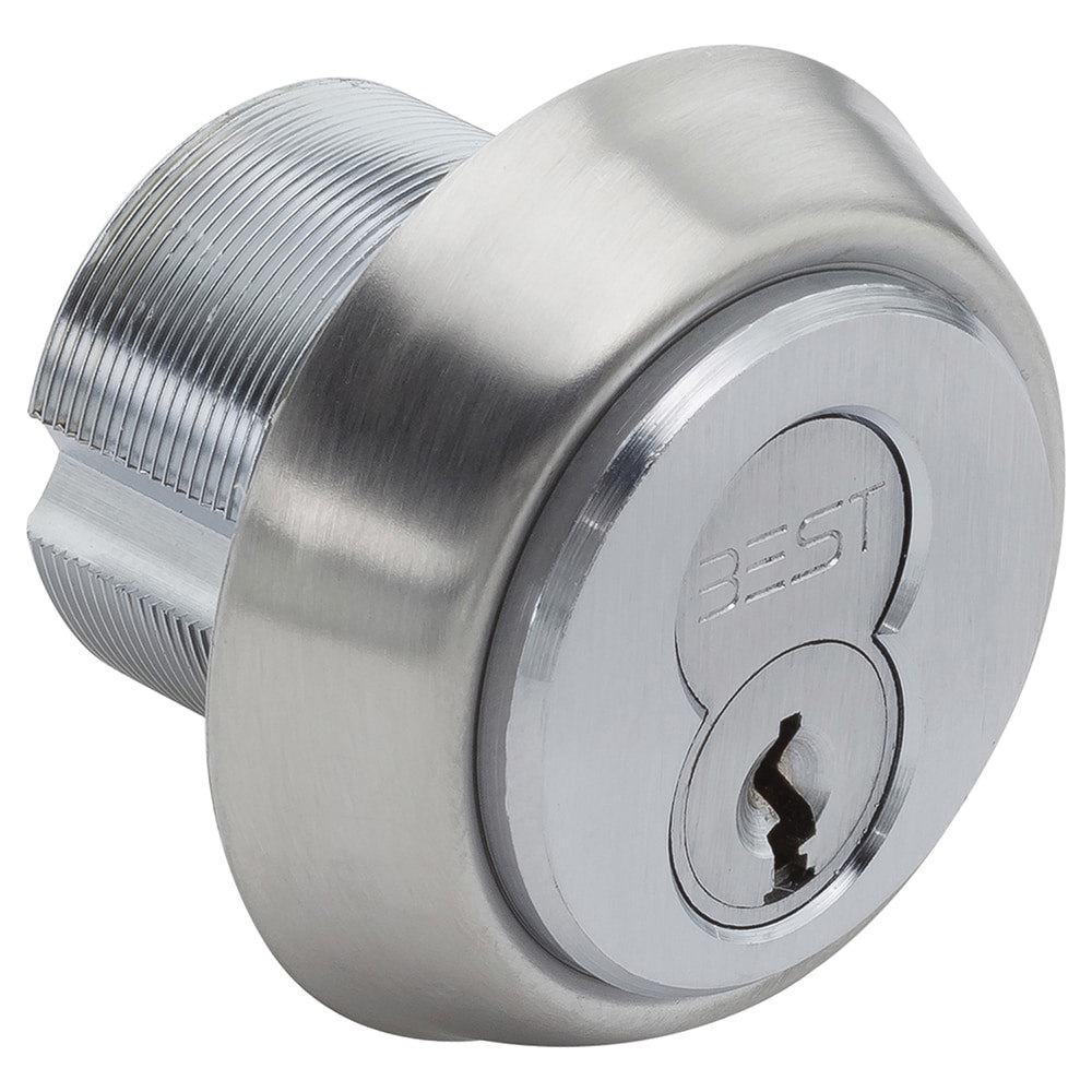 Cylinders; Type: Mortise ; Keying: Less Core ; Number of Pins: 7 ; Finish/Coating: Satin Chrome