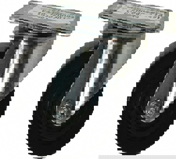 Swivel Top Plate Caster: Polyolefin, 4