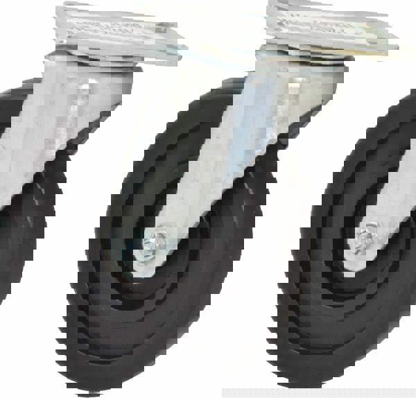 Swivel Top Plate Caster: Polyolefin, 5