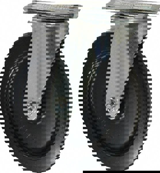 Swivel Top Plate Caster: Polyolefin, 6