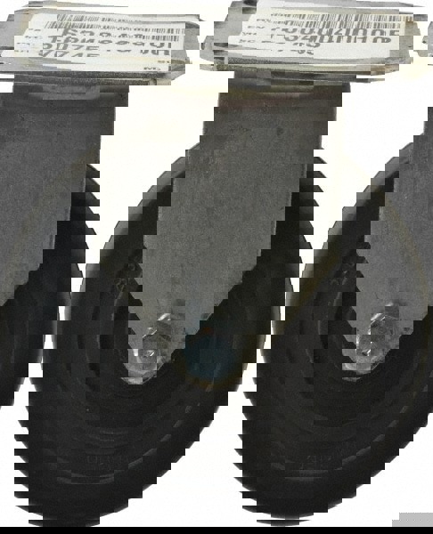 Rigid Top Plate Caster: Soft Rubber, 4