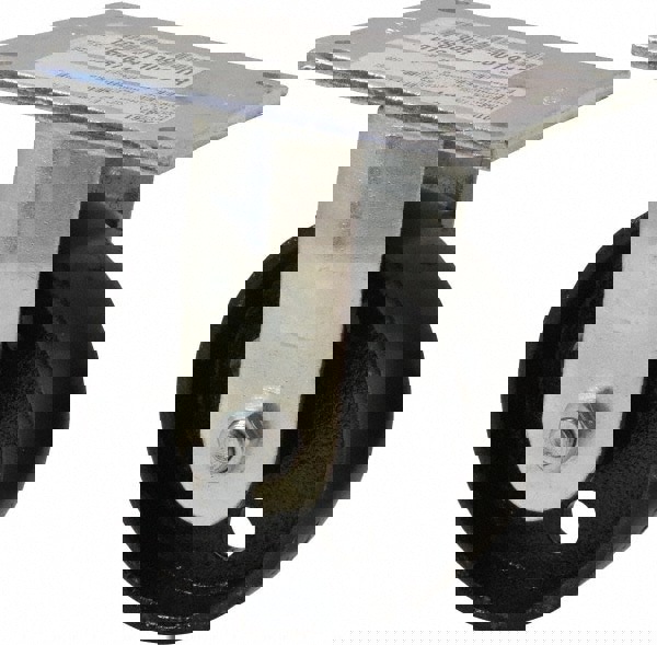 Rigid Top Plate Caster: Semi-Steel, 5