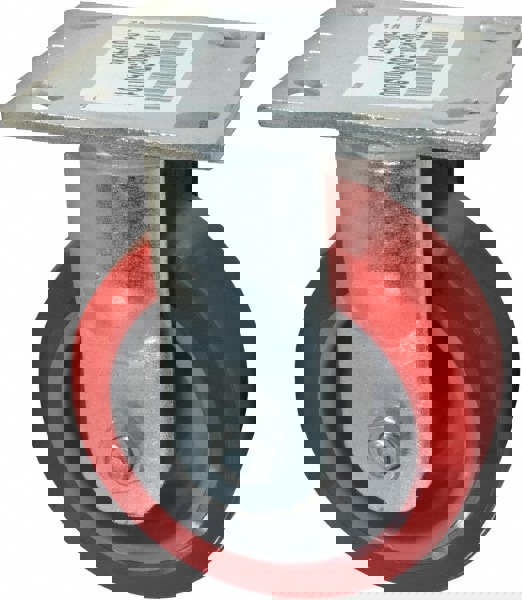 Rigid Top Plate Caster: Polyurethane, 5