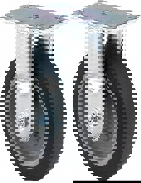 Rigid Top Plate Caster: Polyurethane, 8