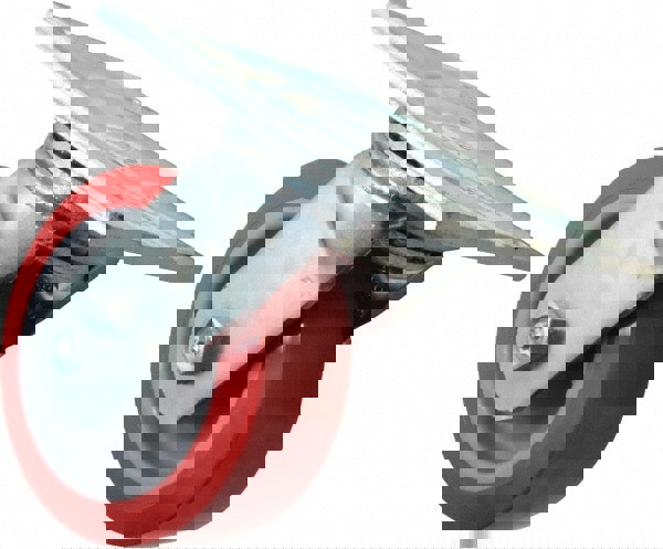 Swivel Top Plate Caster: Polyurethane, 5