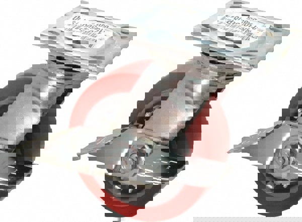 Swivel Top Plate Caster: Polyurethane, 5