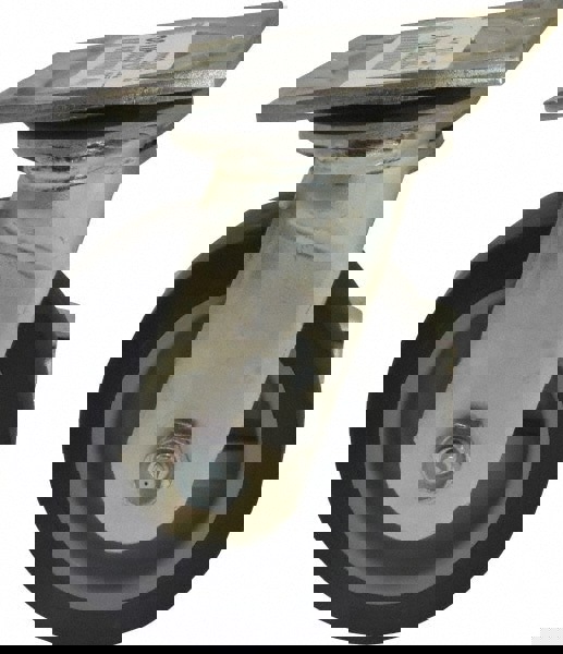 Swivel Top Plate Caster: Thermoplastic Rubber, 5