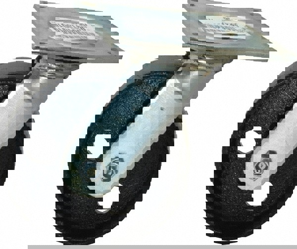 Swivel Top Plate Caster: Semi-Steel, 6