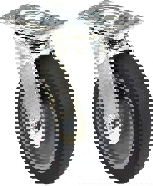 Swivel Top Plate Caster: Polyolefin, 6