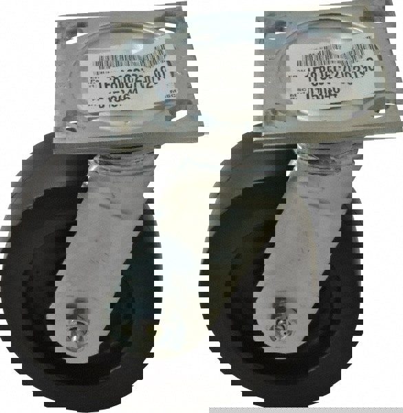 Swivel Top Plate Caster: Polyolefin, 6