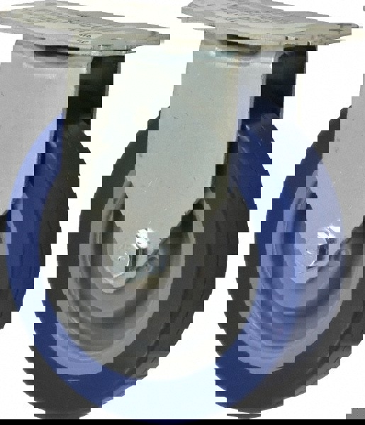 Rigid Top Plate Caster: Polyurethane, 4