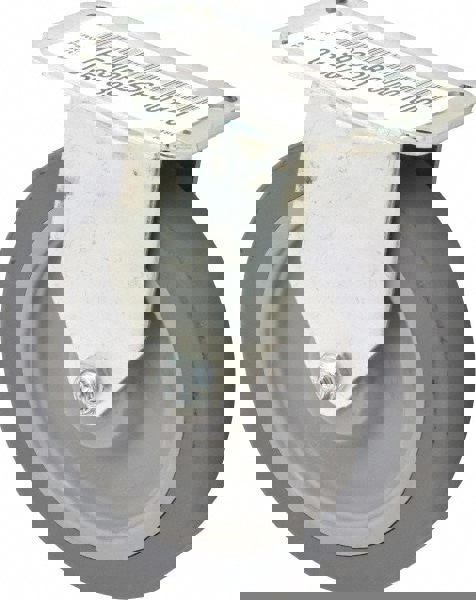 Rigid Top Plate Caster: Thermoplastic Rubber, 5