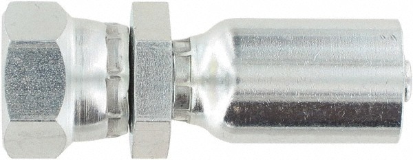 Hydraulic Hose JIS & BSP 60 &deg; Cone Flare Female Swivel Fitting: 8 mm, 1/2-14, 5,000 psi