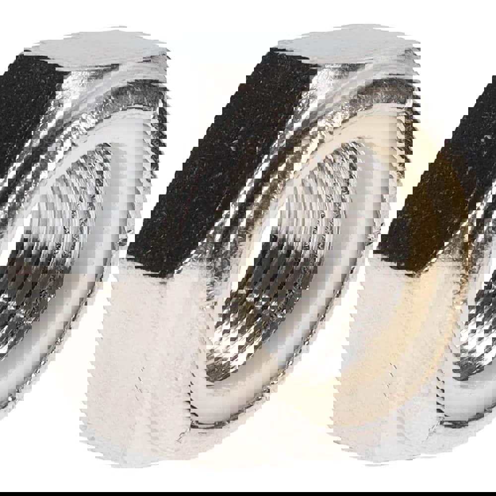 Hex Lock Nut: Insert, Nylon Insert, 1-8, Grade 18-8 Stainless Steel