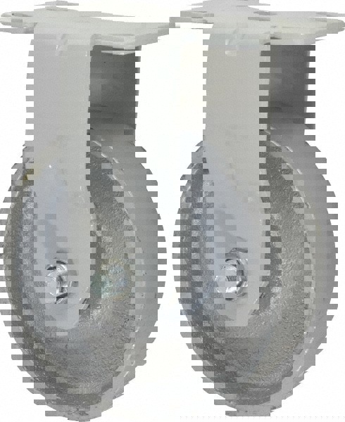 Rigid Top Plate Caster: Semi-Steel, 5