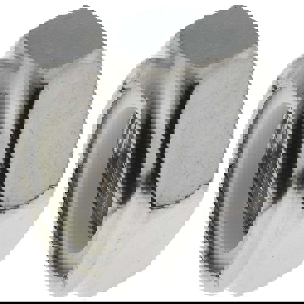 Hex Lock Nut: Insert, Nylon Insert, 3/8-24, Grade 18-8 Stainless Steel, Uncoated