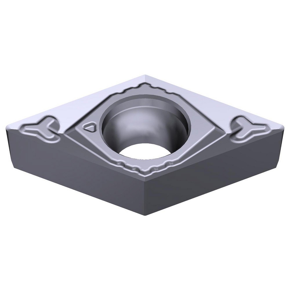 Turning Inserts; Relief Angle: 7 ; Insert Style: DCGT ; Corner Radius (Decimal Inch): 0.0079 ; Included Angle: 55.0 ; Manufacturer Grade: AC5005S ; Coating/Finish: Absotech