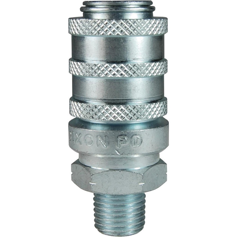 Hydraulic Hose Fittings & Couplings; Type: PD-Series Diagnostic Male Coupler ; Fitting Type: Coupler ; Hose Inside Diameter (Decimal Inch): 0.2500 ; Hose Size: 1/4 ; Material: Steel ; Thread Type: NPTF