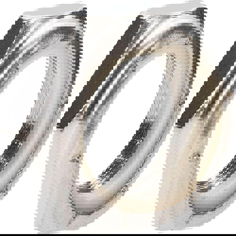 Hex Lock Nut: Insert, Nylon Insert, 1-14, Grade 18-8 Stainless Steel, Uncoated