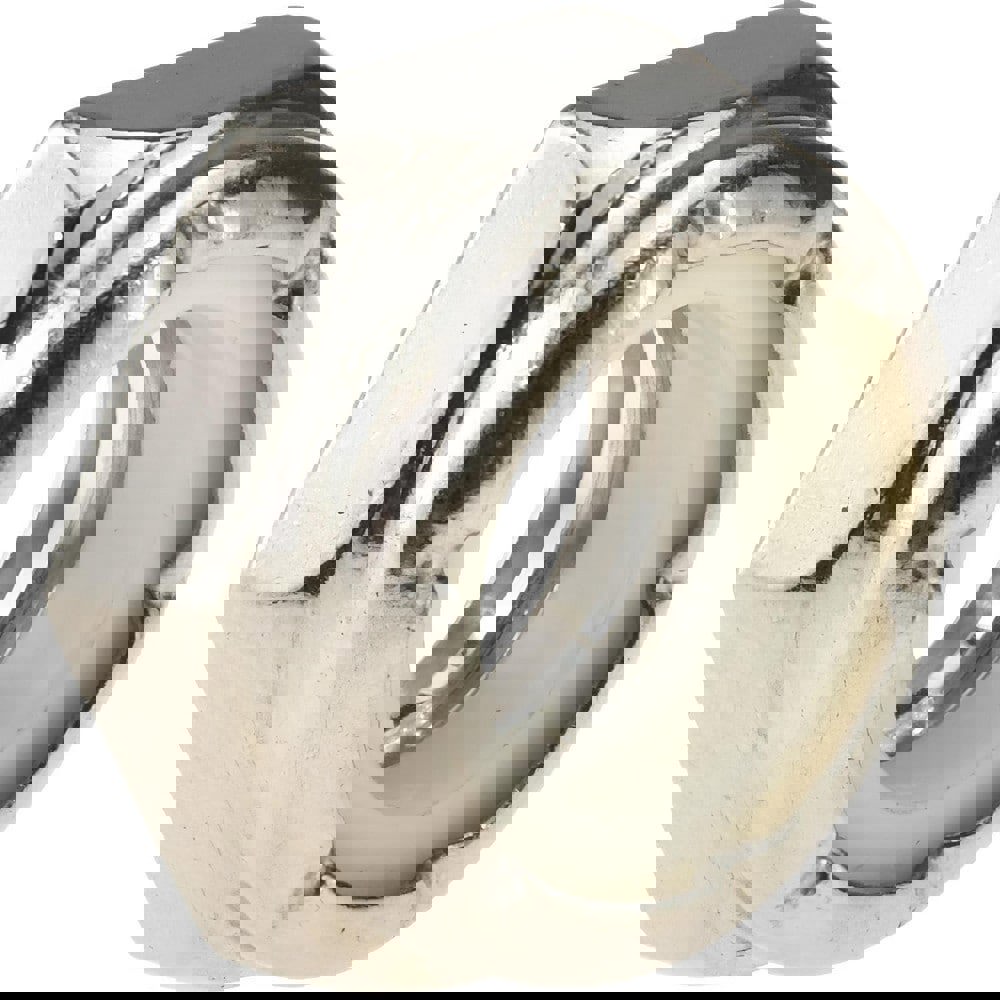 Hex Lock Nut: Insert, Nylon Insert, 3/8-16, Grade 18-8 Stainless Steel, Uncoated